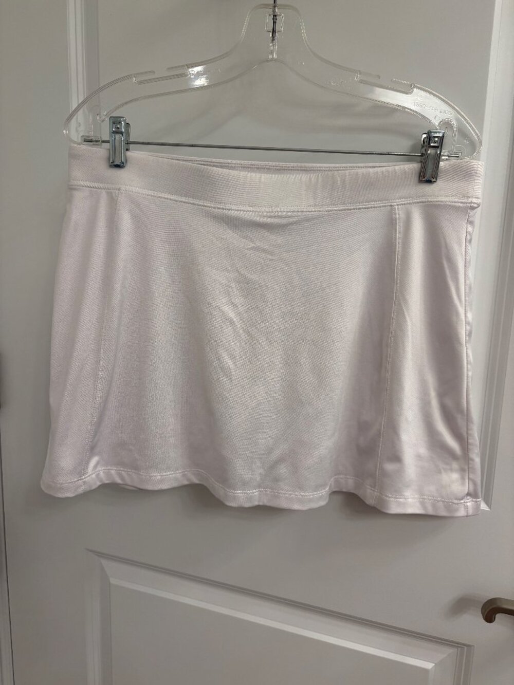 Danskin White Skort Large Dry-More Tech Tennis